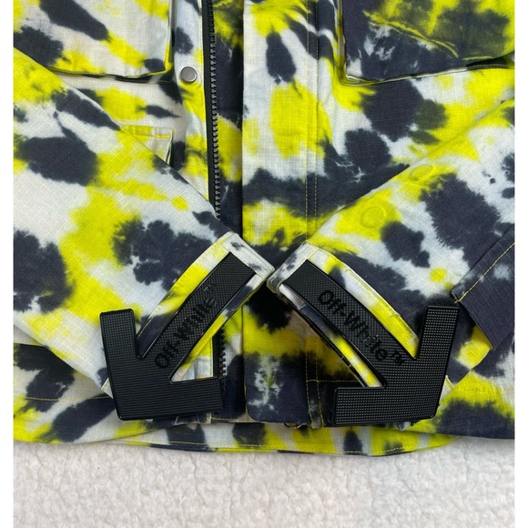 NIKE x OFF-WHITE • Black/Yellow Tie Dye Jacket - Picture 12 of 16